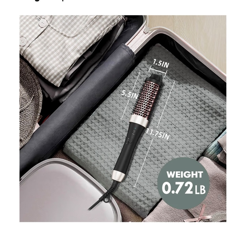 Ionic Thermal Brush Curling Iron Brush 1.5 In - Picture 9 of 10